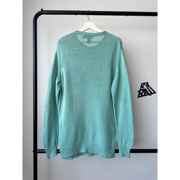 Ralph Lauren Purple Label Cotton Silk Cashmere Sweater Large L - Picture 2 of 6